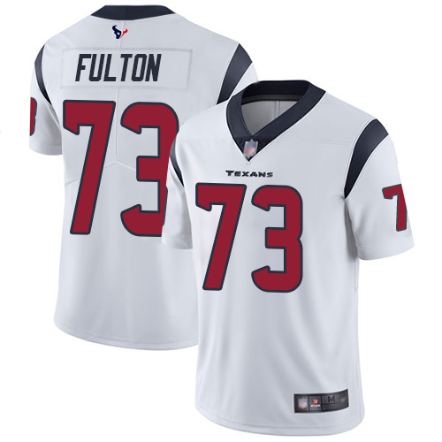 Houston Texans Limited White Men Zach Fulton Road Jersey NFL Football #73 Vapor Untouchable->youth nfl jersey->Youth Jersey